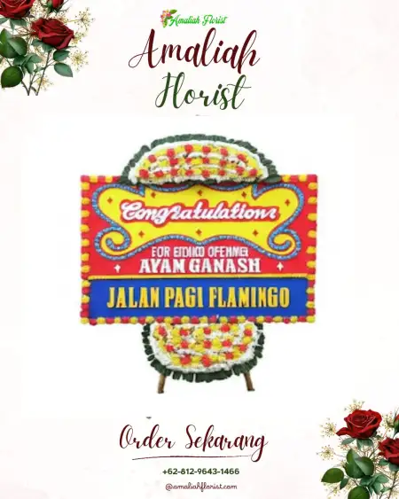 Sewa Papan Bunga Rantau Jaya Ilir